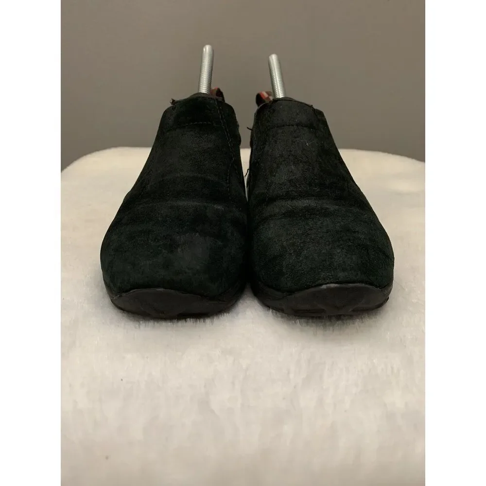 Merrell Jungle Moc Black Slip On Kids Shoes Size 3.5 Hiking‎ Outdoor